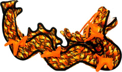 TUFFY - World's Tuffest Soft Dog Toy -Dragon Orange-Multiple Layers. Made Durable, Strong & Tough. Interactive Play (Tug, Toss & Fetch). Machine Washable & Floats