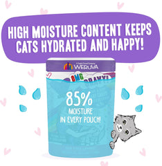 Weruva B.F.OMG - Best Feline Friend Oh My Gravy!, Tuna & Beef Baby Cakes with Tuna & Beef in Gravy Cat Food