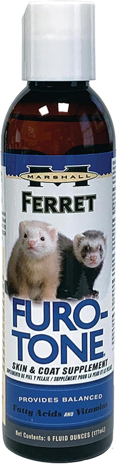 Marshall Pet Products Furo-Tone Skin and Coat Supplement for Ferrets 1ea/6 fl oz
