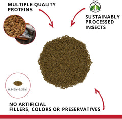 Fluval Bug Bites Cichlid Fish Food, Granules for Small to Medium Sized Fish, 3.74 lb