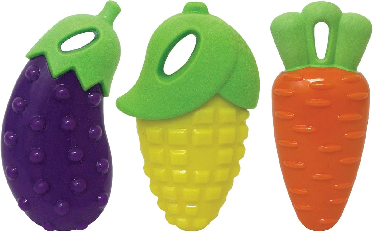 Multipet Harvesters 5" Rubber Dog Toy 1 ea