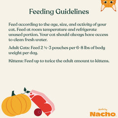 Made by Nacho Wet Cat Food, Cuts in Gravy, Limited Ingredients, Grass-Fed Grain Finished Beef Recipe with Bone Broth for Extra Hydration, (12) 3 oz. Pouches