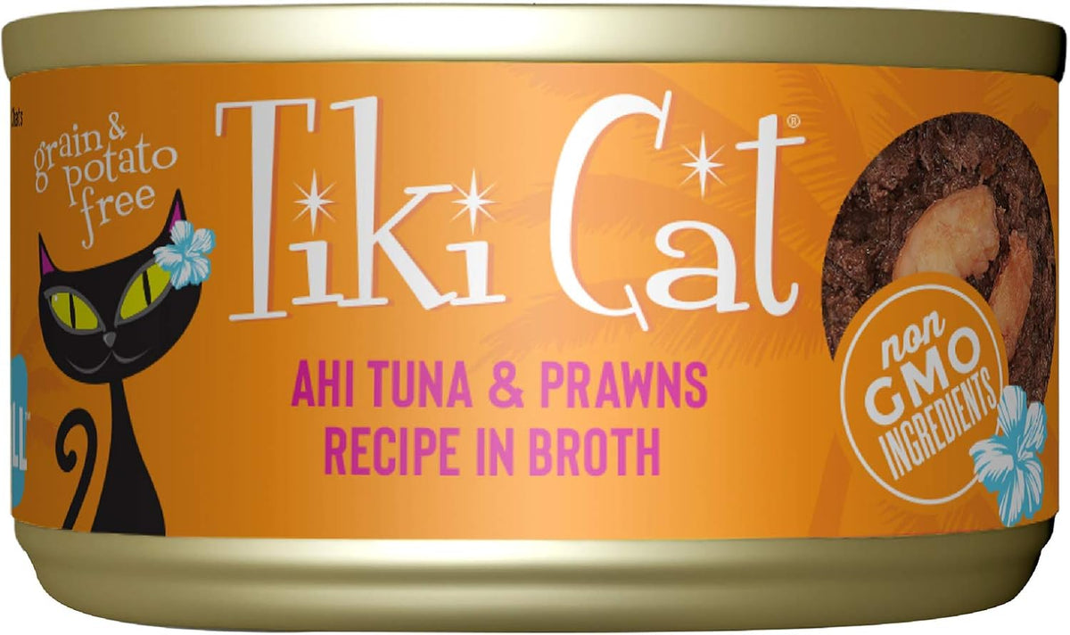 Tiki Cat Grill Wet Cat Food, Ahi Tuna & Prawns