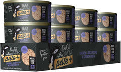 Tiki Cat After Dark Pate+, Chicken & Duck Recipe in Chicken Broth, with High Moisture Broth for Optimal Hydration, Wet Canned Cat Food
