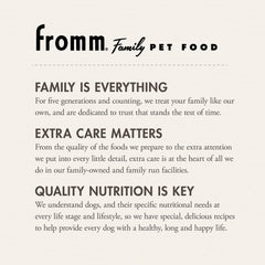 Fromm Gold Nutritionals Large Breed Adult Dry Dog Food.