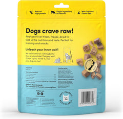 Animals Like Us - Premium Dog Treats, Freeze-Dried Raw 100% Grass-Fed Beef Liver, Single Ingredient, Protein Rich, Non-GMO, No Wheat or Corn, 3 oz