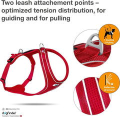 Curli Belka Comfort Harness Red