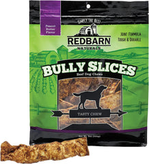 Redbarn Bully Slices for Dogs, Highly Palatable, Long-Lasting Natural Dental Treats with Functional Ingredients - Peanut Butter
