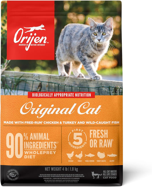 ORIJEN Original Cat, Grain Free Dry Cat Food for All Life Stages, with WholePrey Ingredients