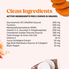 Pet Honesty Hip & Joint Health - Glucosamine for Dogs Soft Chews, Joint Supplement for Dogs with Glucosamine Chondroitin, MSM, Turmeric, Anti Inflammatory, Support + Mobility (Chicken 90ct)