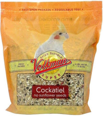 Volkman Avian Science Super Cockatiel No Sunflower Bird Food 4 lb