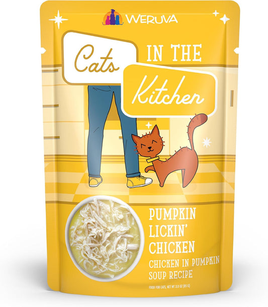 Weruva Cats in The Kitchen, Pumpkin Lickin' Chicken with Chicken Breast in Pumpkin Soup Cat Food