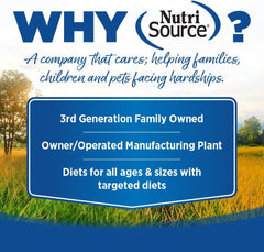 NutriSource Choice Dry Dog Food, Whitefish Meal & Rice Recipe
