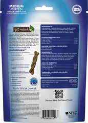 Get Naked Grain-Free Medium Dental Chew Bone 6.6Oz Bag