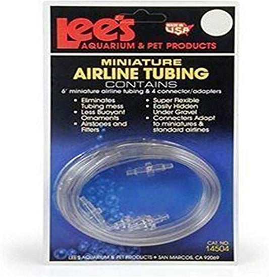 Lee`s Aquarium Mini Tubing 6ft with 4 Connectors