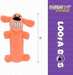 Multipet International Original Loofa Dog Mini  Dog Toy (Assorted colors)