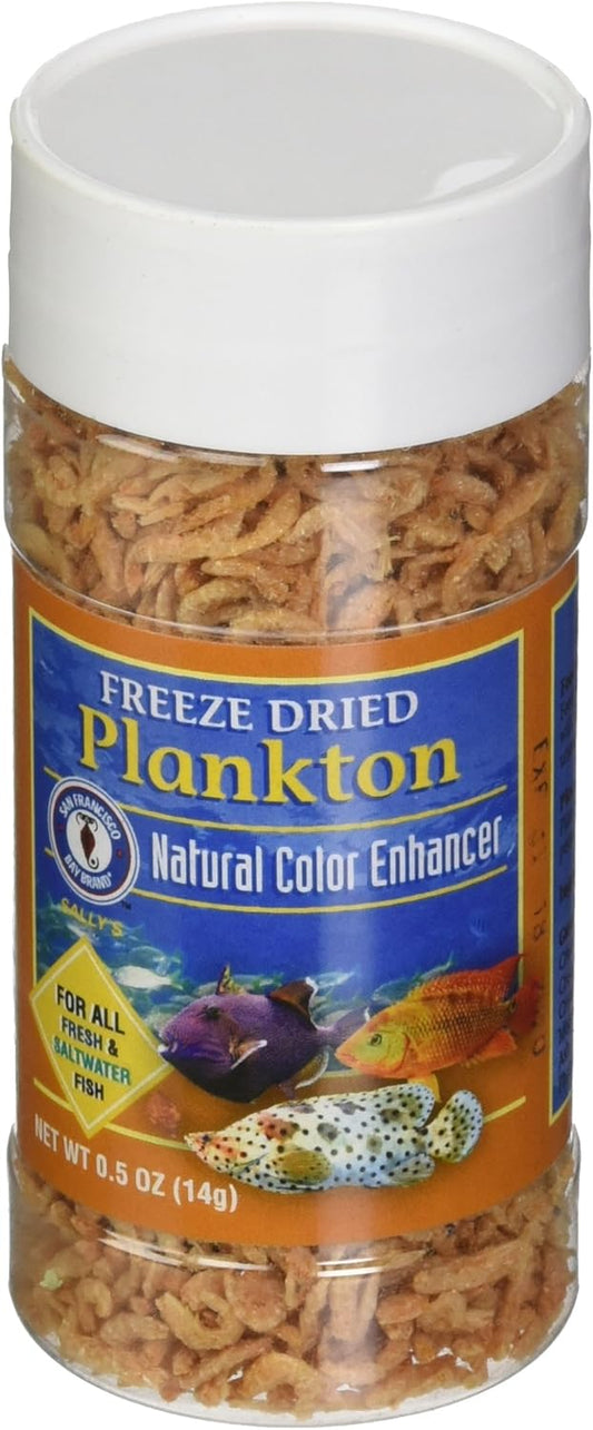 San Francisco Bay Brand ASF71205 Freeze Dried Plankton for Fresh and Saltwater Fish, 14gm