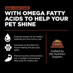 Go! Solutions Skin + Coat Care, Dry Dog Food, Large Breed Adult Salmon Recipe with Grains