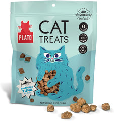 PLATO Pet Treats Cat Treats - Single Ingredient, Healthy Treats for Indoor Cats  - 2.5 oz