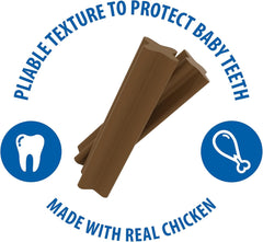 N-Bone Jumbo Puppy Teething Sticks Chicken Flavor Dog Treats, 7.28-oz Bag