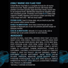 Cobalt Aquatics Marine Vegi Flakes with Probiotics- for Marine and Reef Fish of All Types