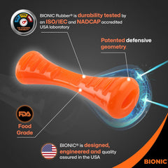 BIONIC Urban Stick Dog Toy, Large - Interactive Dog Chew Toy for Dogs