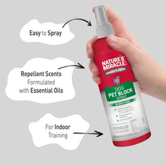 Nature's Miracle Advanced Platinum Dog Pet Block Repellent Spray 16 Fl Oz