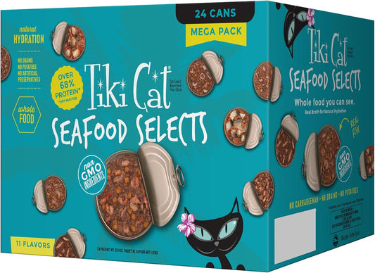 Tiki Cat® Wet Cat Food Mega Pack, Fish Favorites Variety Pack
