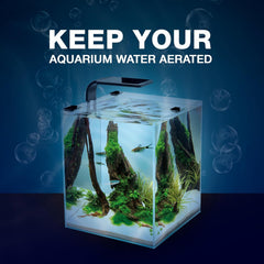 Cobalt Aquatics Microvue Nano Aquarium Kit - Includes Filter & LED Light - Ideal for Nano Reefs, Planted Tanks & Small Aquatic Setups