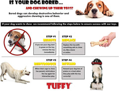 TUFFY - World's Tuffest Soft Dog Toy - Ocean Crab - Squeakers - Multiple Layers. Made Durable, Strong & Tough. Interactive Play (Tug, Toss & Fetch). Machine Washable & Floats.