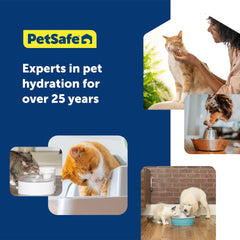 PetSafe Ion-X Cat and Dog Fountain Filters, 4-Pack, Dual Filtration for Cleaner Water, Replacement Filter for PetSafe Outlast Pumpless and Viva Pet Water Fountains