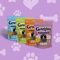 Joint and Hip Support Peanut Butter Dog Treats 170g - All Natural Ingredients, Made in The USA, Supplements for Mobility and Joint Health