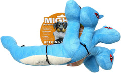 MIGHTY- Hydra Dragon- Squeaker-Multiple Layers. Made Durable, Strong & Tough. Interactive Play (Tug, Toss & Fetch). Machine Washable & Floats
