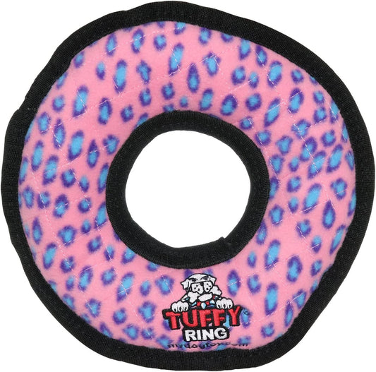 TUFFY -World's Tuffest Soft Dog Toy -Ultimate Ring-Squeakers-Multiple Layers.Made Durable, Strong & Tough.Interactive Play(Tug, Toss & Fetch).Machine Washable & Floats