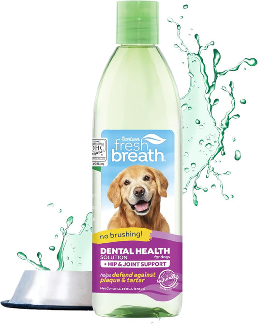 TropiClean Fresh Breath | Breath Freshener and Teeth Cleaning Solution | 16 oz