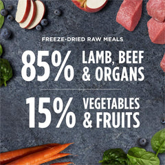 Instinct Freeze Dried Raw Meals, Natural Dry Dog Food, Grain Free - Grass Fed Lamb