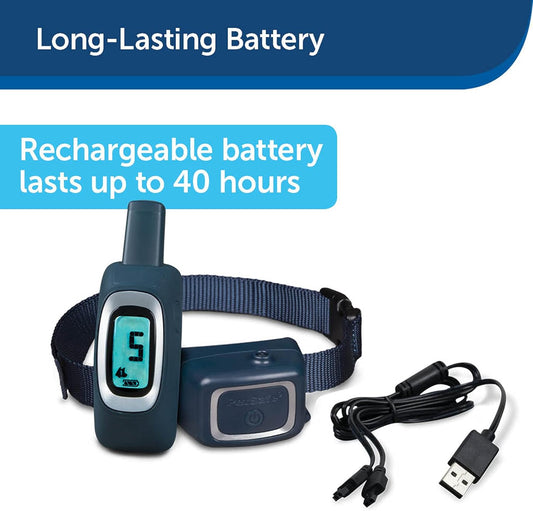 PetSafe Remote Spray Trainer, Dog Training Collar - 3 Modes: Tone, Vibration or Spray - Rechargeable and Water-Resistant Includes Citronella and Unscented Spray Refills - 300 Yards (900 Feet) Range