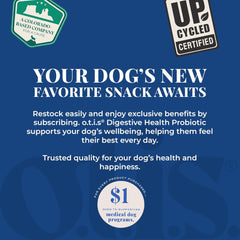 O.T.I.S. Wild Things Digestive Health Liquid Probiotic for Dogs – 8 fl oz – with Ancestral & Heritage Strains – Salmon Oil Base – Supports Gut, Immunity & Digestion
