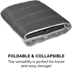 Furhaven Cat Bed Snuggle Hideout for Indoor Cats & Small Dogs, Washable & Foldable w/ Plush Ball Toy - Snuggle Hideout-Bear Pet Tent, Small