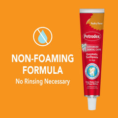 Petrodex Toothpaste for Dogs and Puppies, Cleans Teeth and Fights Bad Breath, Reduces Plaque and Tartar Formation, Enzymatic Toothpaste, Peanut Flavor, 2.5oz