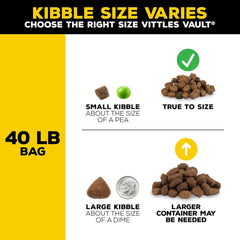 Gamma2 Vittles Vault Stackable Dog Food Storage Container with Sealing Lid