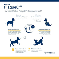 NaturVatProDen PlaqueOff Scoopables - Hickory Smoked Bacon Flavor Dental Bites for Large Dogs, Natural Kelp for Plaque & Tartar Control, Freshens Breath -Large & Giant Breed Dental Care