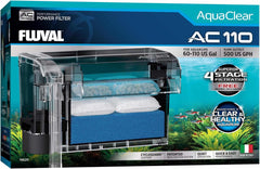 Fluval - Clear-Carb for AC70/AC110 Power Filter, 10.8 oz / 310 g, 2-Pack – Improves Fish Health, for Use in Freshwater & Saltwater Aquariums