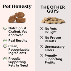 Pet Honesty Dog Multivitamin Max Strength - 15 in 1 Vitamins for Health & Heart - Essentials Fish Oil, Glucosamine, Probiotics, Omega Fish Oil - Multivitamins Supplements for Skin and Coat
