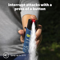 PetSafe SprayShield Animal Deterrent Spray (2.4 Oz / 71 ML) Dog Spray Self Defense Compact Design for Portability, Belt Clip for Easy Carry, Releases Surprising Burst, Citronella