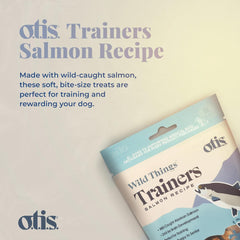 O.T.I.S. Wild Things Trainers Salmon Recipe – 4 oz – Bite-Size Dog Training Treats with DHA, Ashwagandha & L-Theanine – Wild Caught – No Hormones or Additives