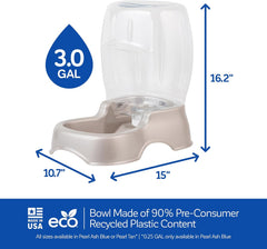Petmate Pet Cafe Cat and Dog Water Dispenser - Water Bowl for Cats and Dogs