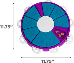 Nina Ottosson Dog Twister Treat Puzzle Enrichment Toy, Level 3 Advanced, Purple