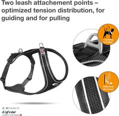 Curli Magnetic Belka Comfort Harness Black