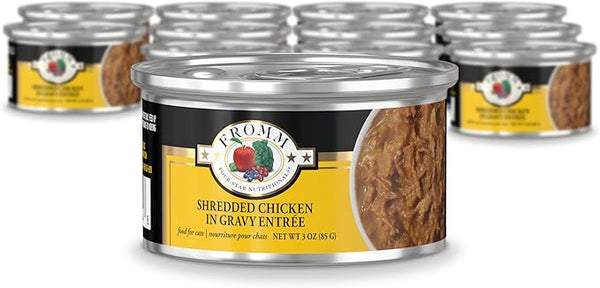 Fromm Four-Star Nutritionals Shredded Chicken in Gravy Entrée